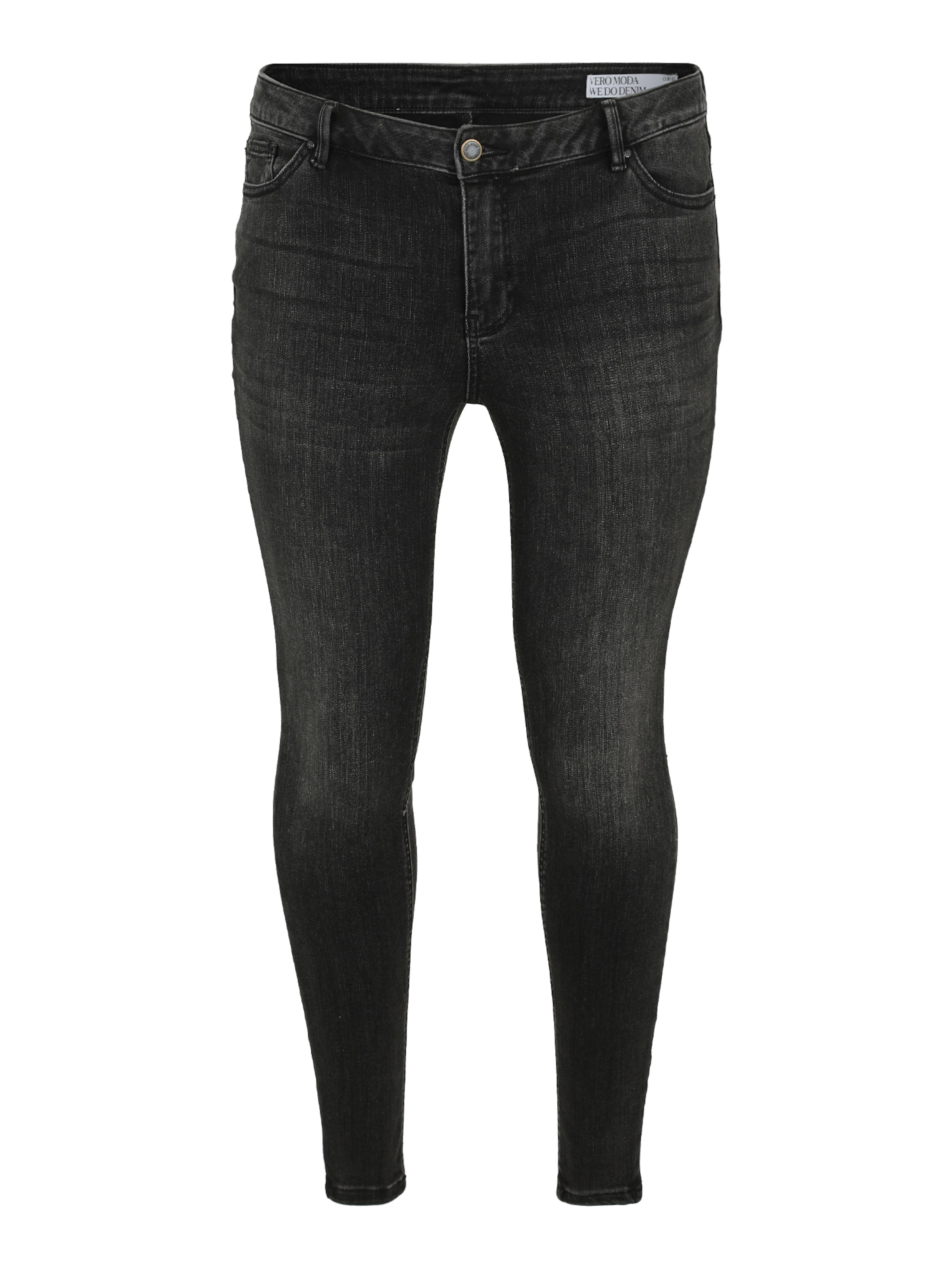 Skinny Jeans 'VMCFlash' di Vero Moda Curve in nero: frontale