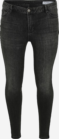 juoda Vero Moda Curve Siauras Džinsai 'VMCFlash': priekis