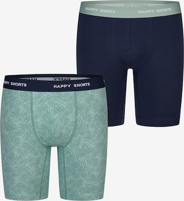 Boxers ' Jersey Boxer Briefs ' Happy Shorts en bleu : devant