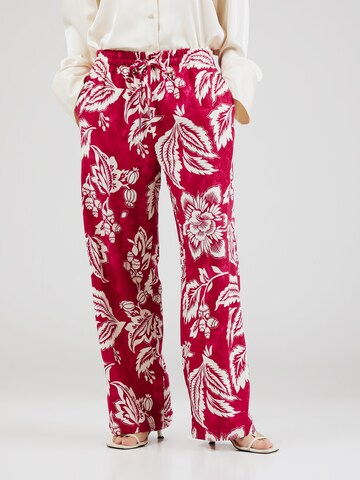 ZABAIONE Wide Leg Hose 'Ca44talina' in Pink: Vorderseite