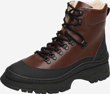 N91 Veterboots ' Style Choice FI1 ' in Bruin: voorkant