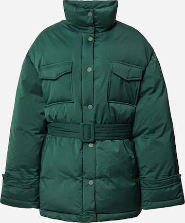 MEOTINE Zimska jakna 'EMMA' | zelena barva: sprednja stran