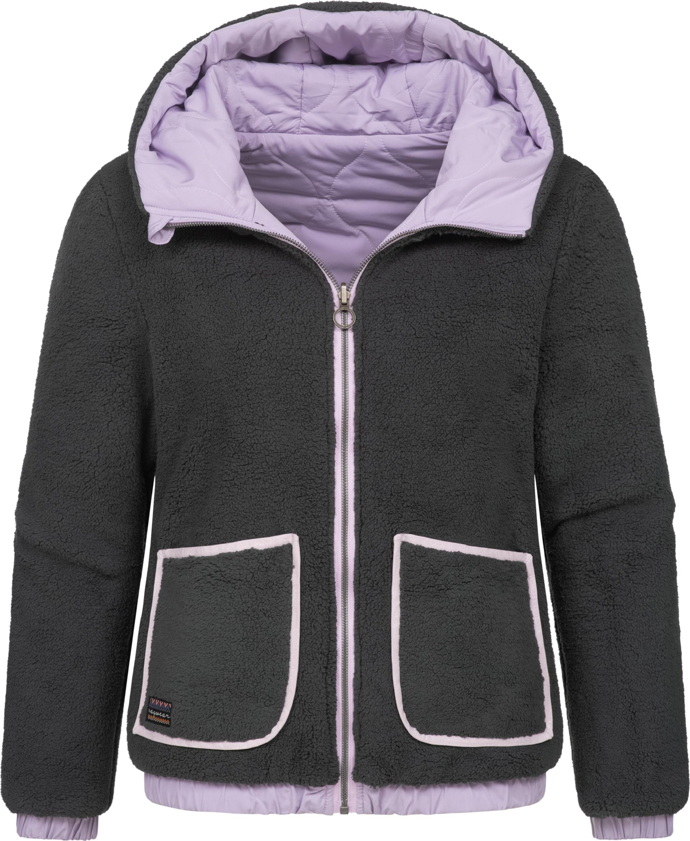 Ragwear Winter jacket 'Qaria' in Purple