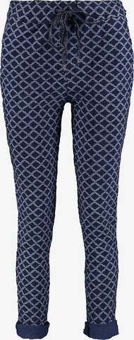 ZABAIONE Tapered Pants 'Leticia' in Blue: front