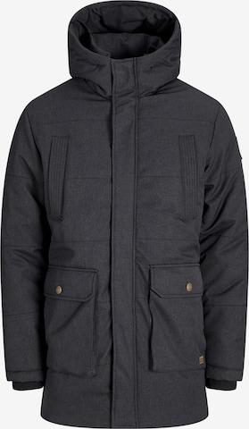 JACK & JONES Зимняя парка 'FINN' в Черный: спереди