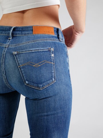 REPLAY Slimfit Jeans 'NEW LUZ' in Blau