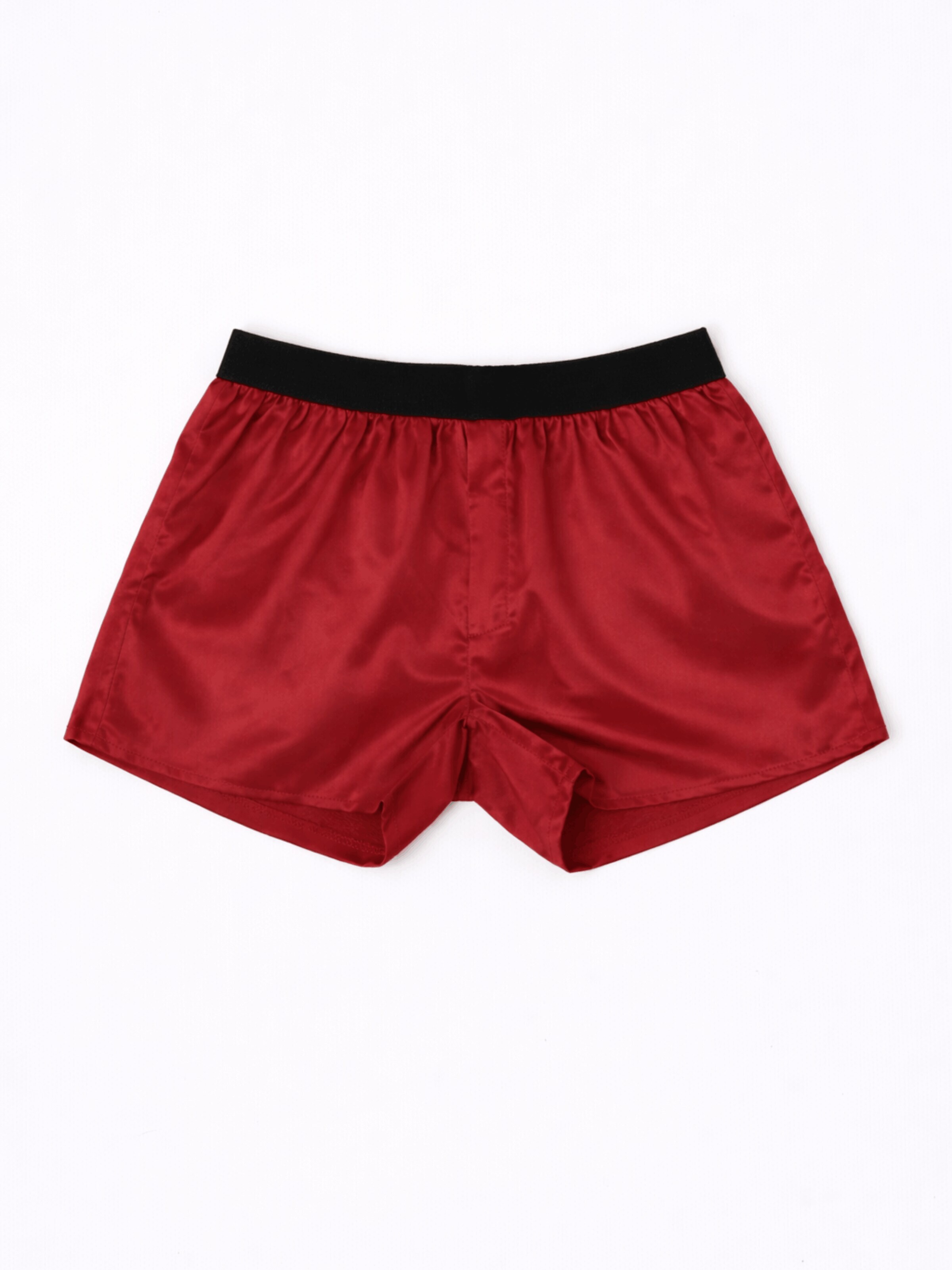Boxer 'Silk Boxer Shorts' di HACOY in rosso: frontale