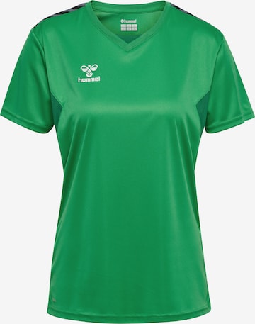 Hummel Performance shirt 'Authentic' in Green: front