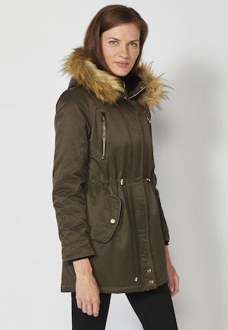 KOROSHI Between-seasons parka in Green