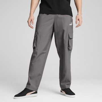 PUMA Loose fit Cargo trousers 'Essentials No. 1' in Grey: front