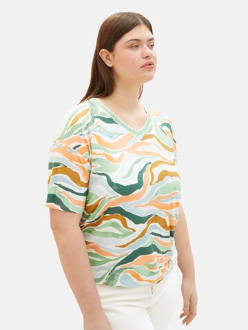 T-shirt Tom Tailor Women + en mélange de couleurs