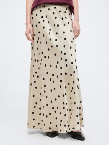 MSCH COPENHAGEN Φούστα 'Clarette Irida' σε μπεζ: μπροστά