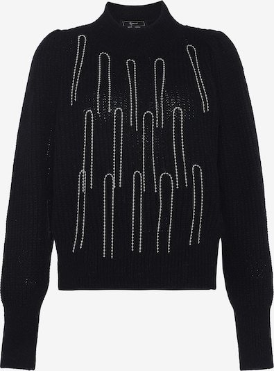 faina Strickpullover in schwarz, Produktansicht