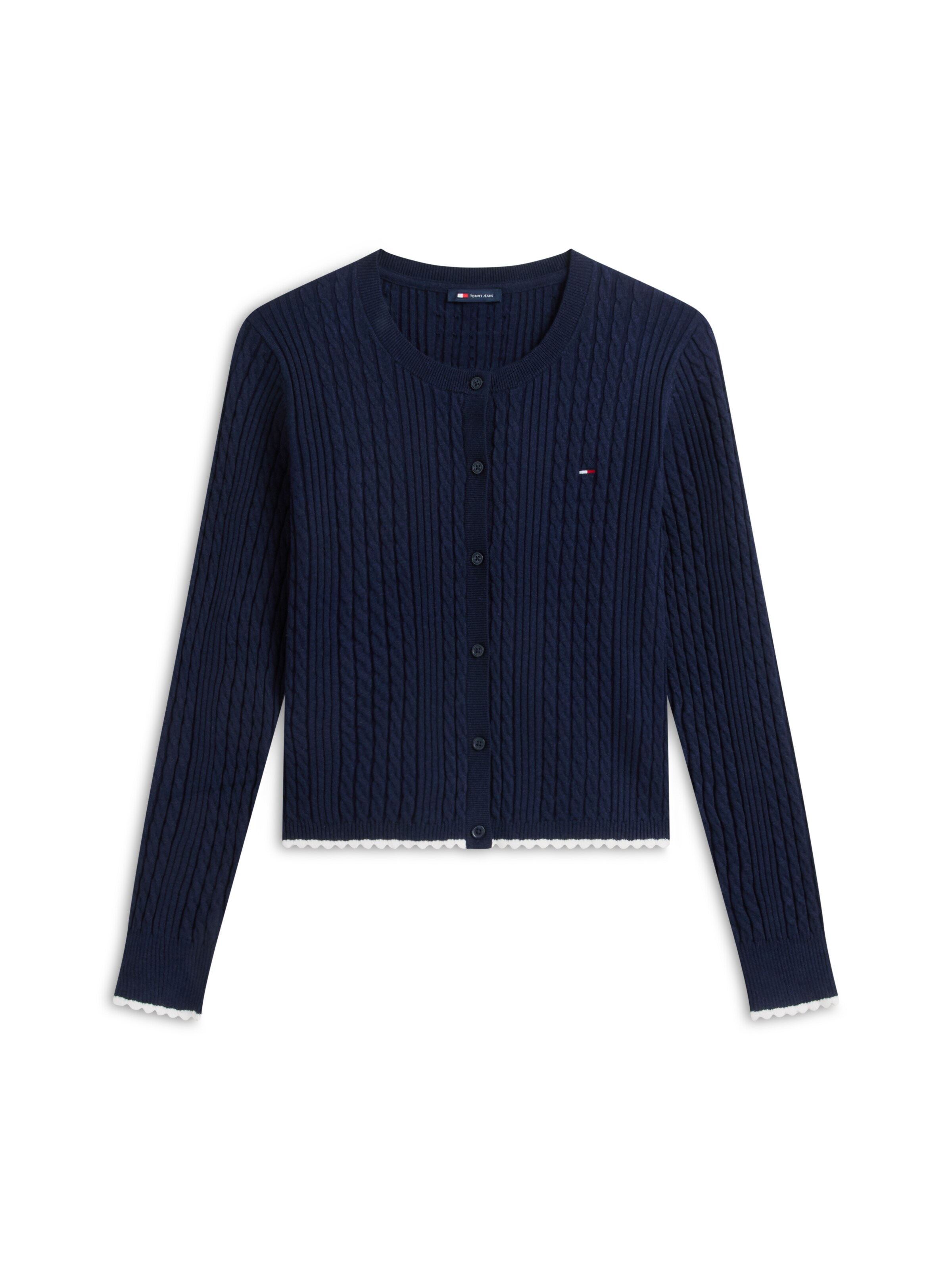 Tommy Jeans Kardigán - kék: elől