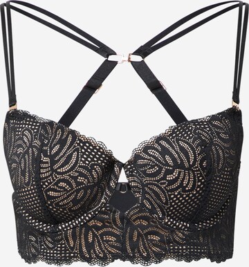 AERIE Bra 'REAL POWER' in Black: front