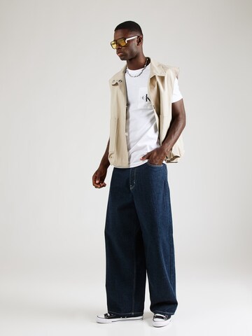 Calvin Klein Jeans - Camiseta en blanco