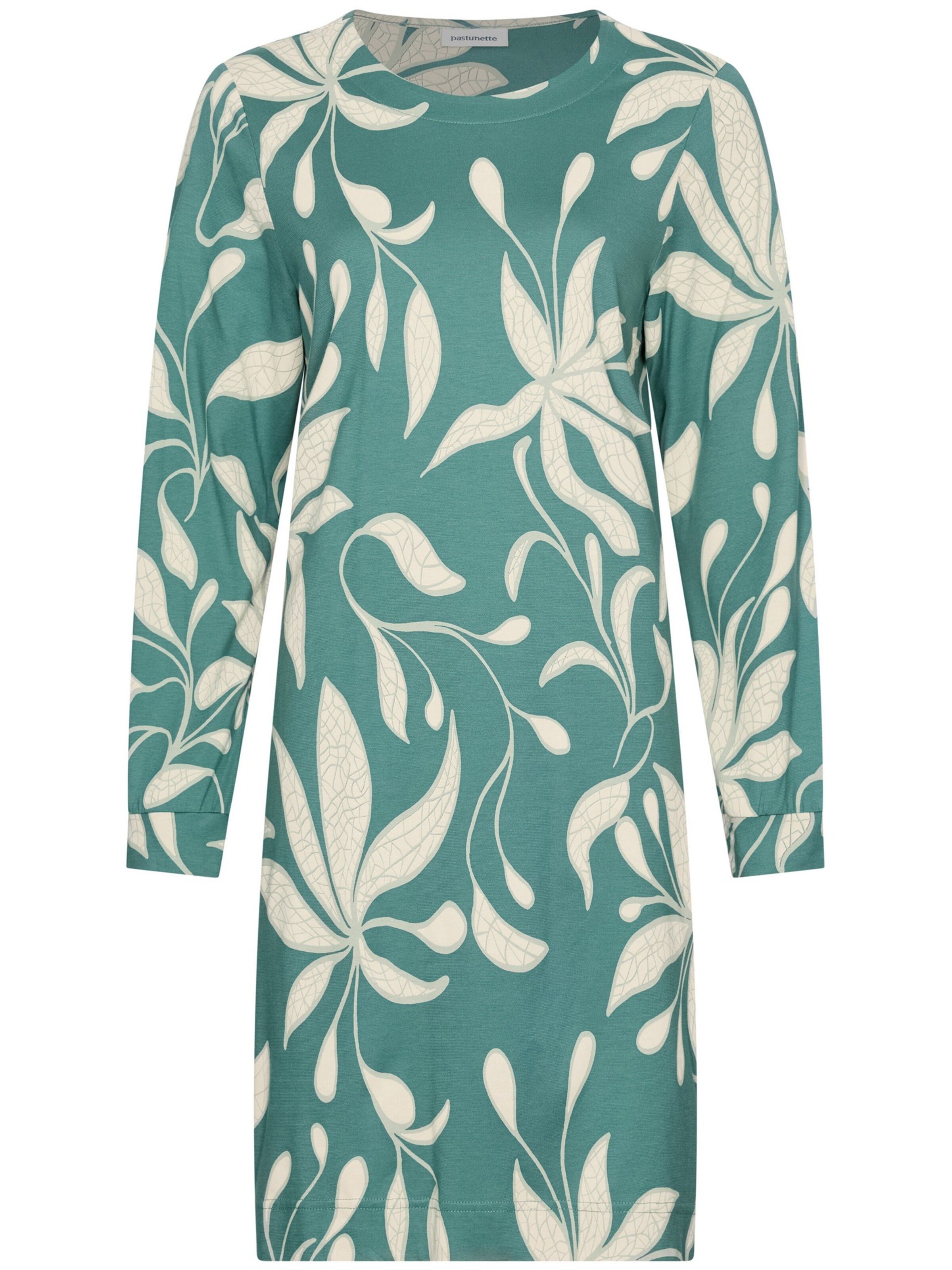 Chemise de nuit 'Nordic Leaf' Pastunette en beige : devant