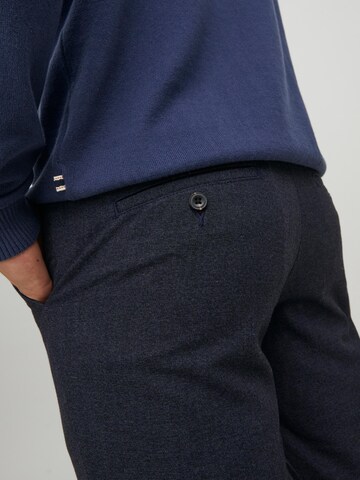 Coupe slim Pantalon chino 'MARCO CONNOR' JACK & JONES en bleu