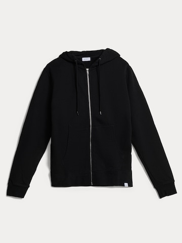 SANVT Sweatjacke in Schwarz: Vorderseite