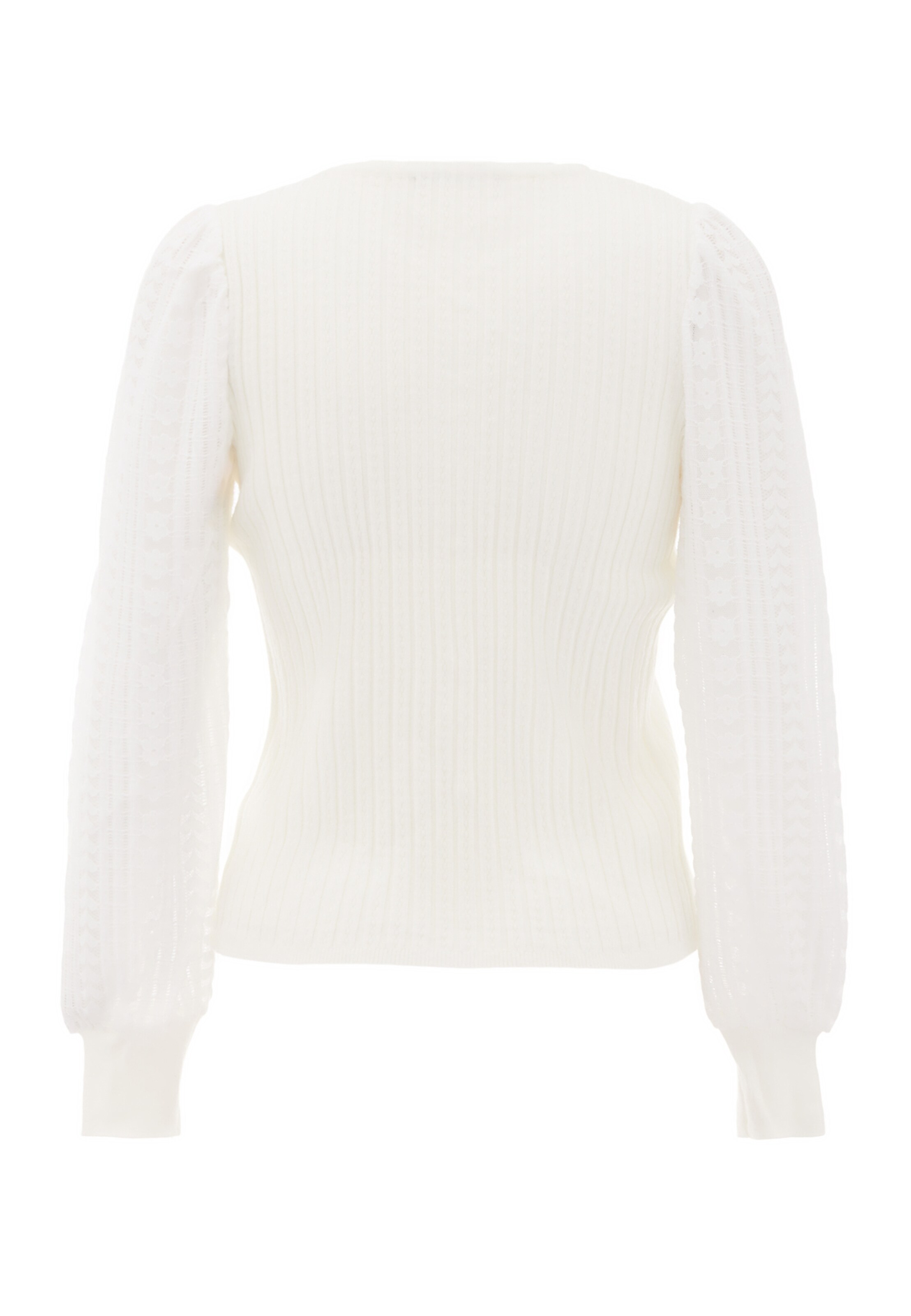 NAEMI Cardigan i hvid