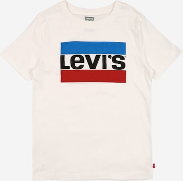 T-Shirt Levi's Kids en blanc : devant