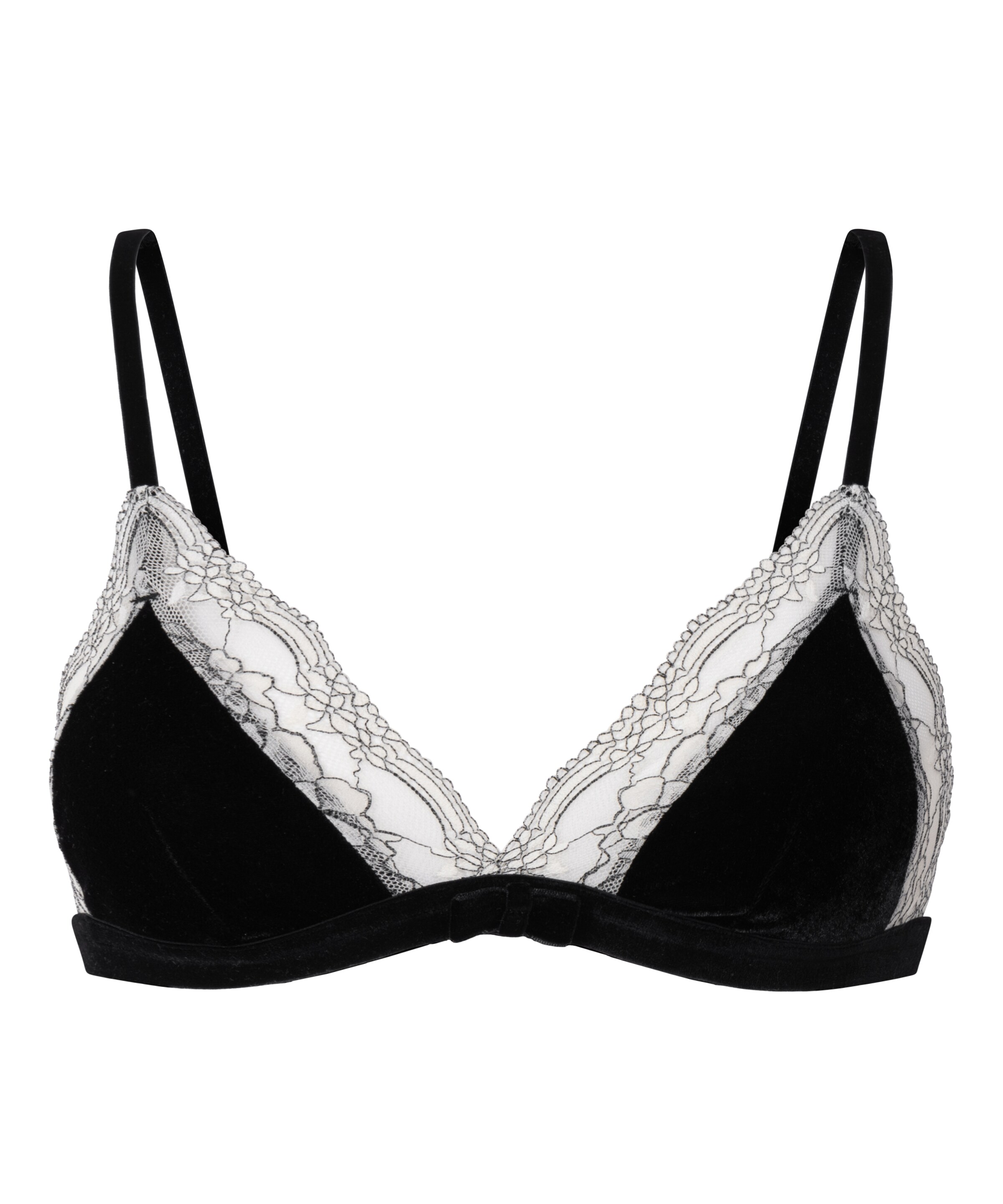 Hunkemöller Triangle Bra in White: front