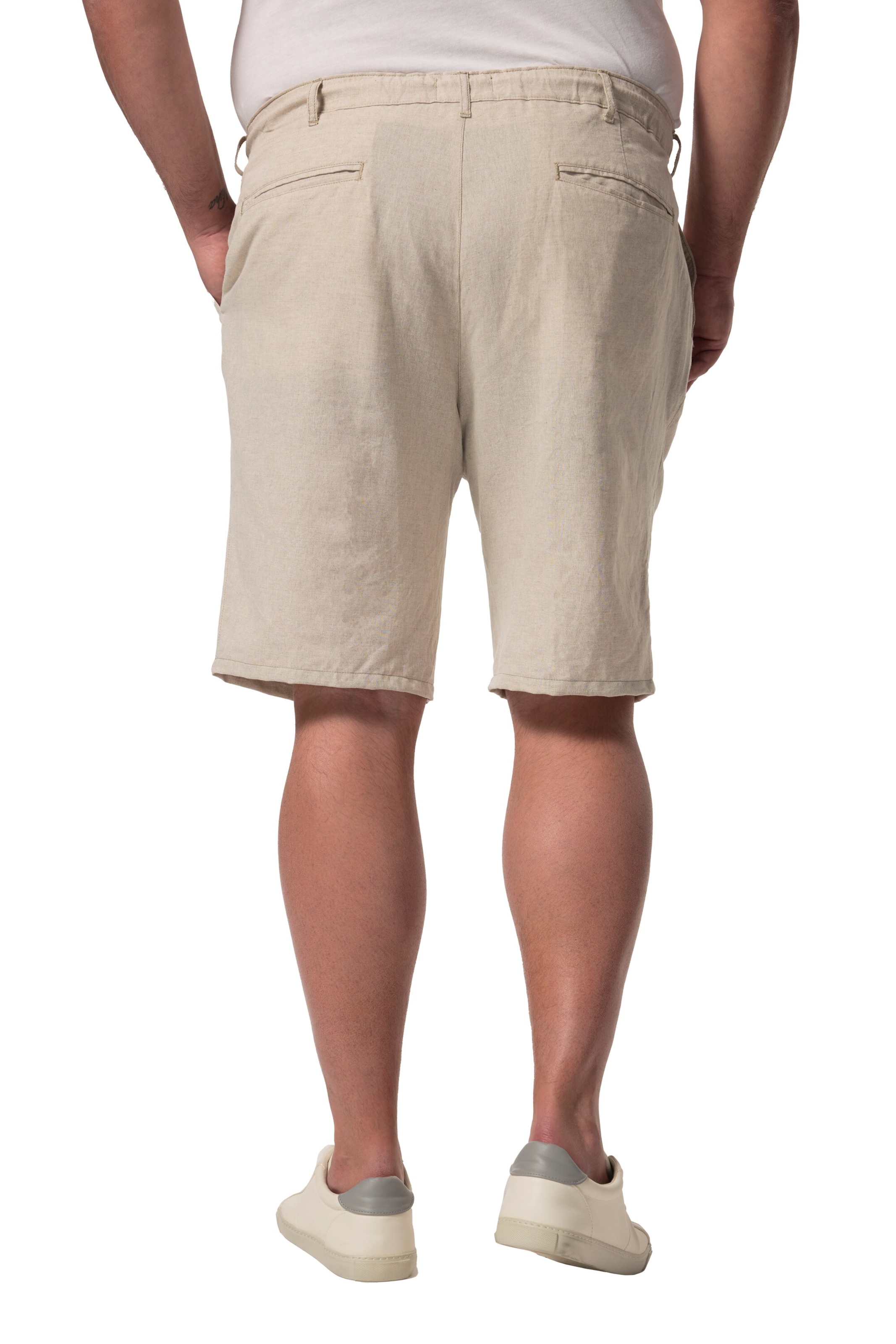 Men Plus Regular Shorts in Grau
