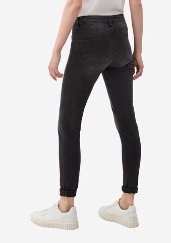 QS Skinny Jeans 'Sadie' in Schwarz