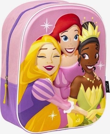 DISNEY Backpack 'Disney Prinsessen Rugzak 3D Hoogte 31cm' in Pink: front