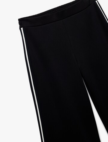 Koton Wide Leg Hose in Schwarz