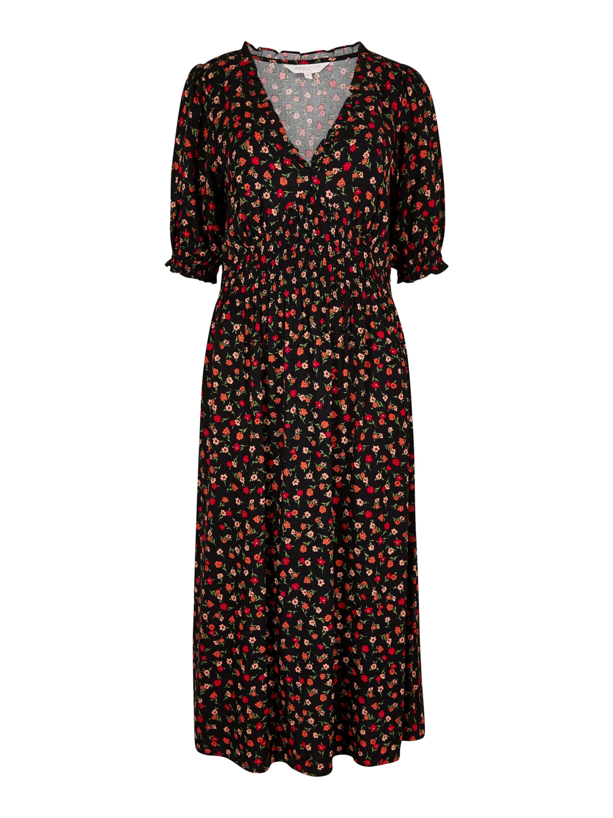 Robe Apricot en noir : devant