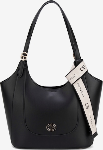 Chrisbella Shoulder Bag in Black: front