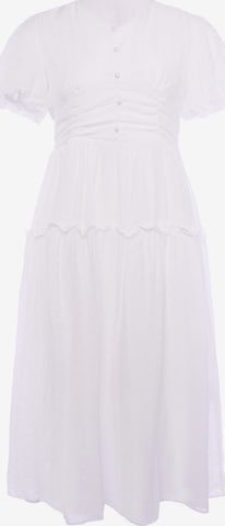 Robe Usha en blanc : devant
