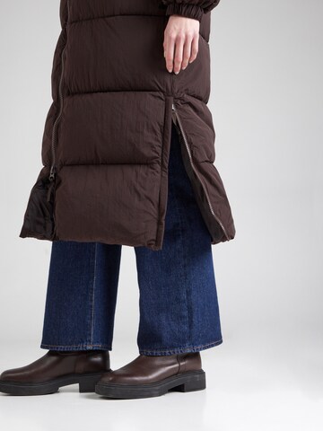 TOPSHOP - Abrigo de invierno en marrón