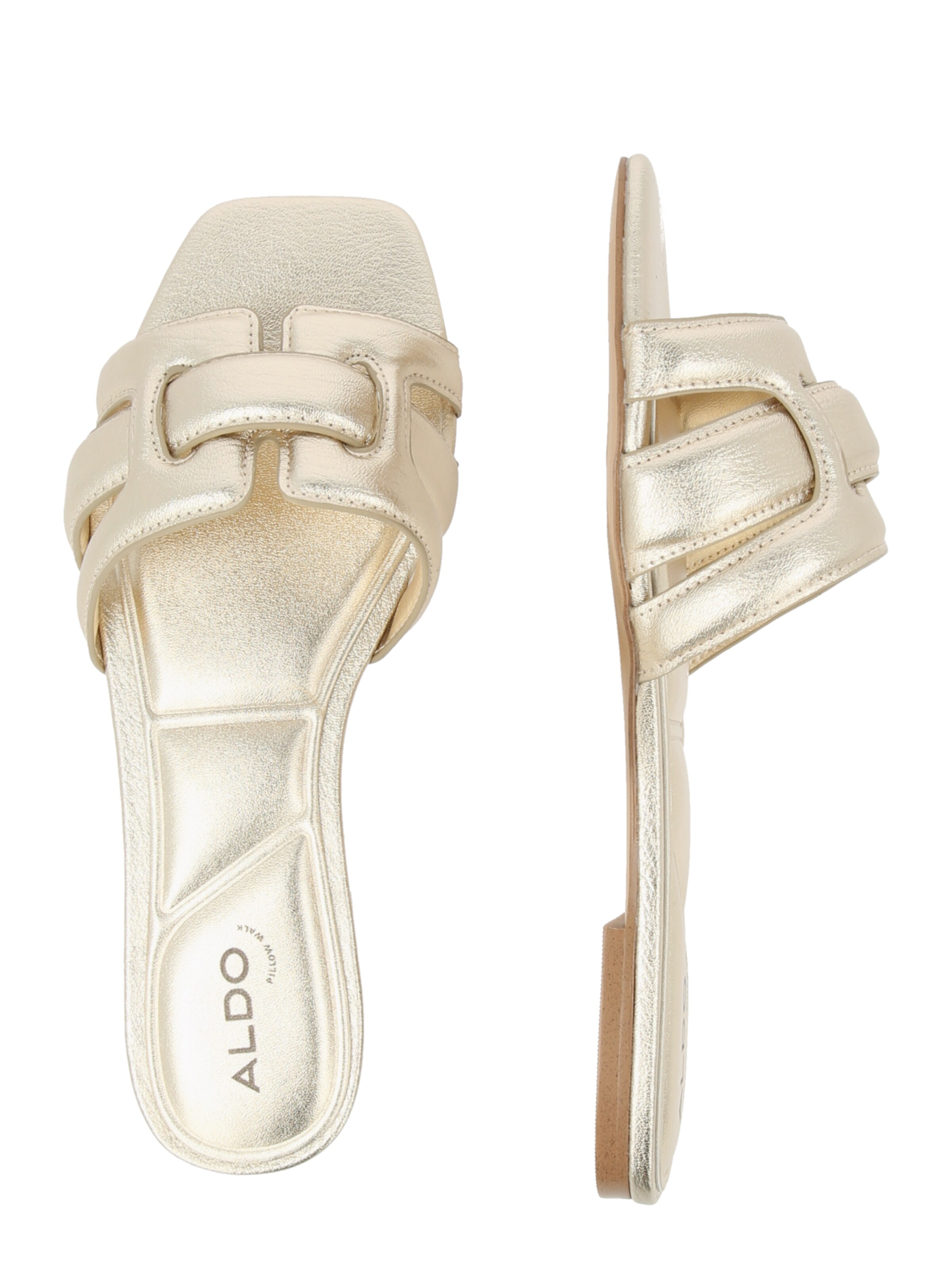 Saboți 'ELENARIA' de la ALDO pe auriu