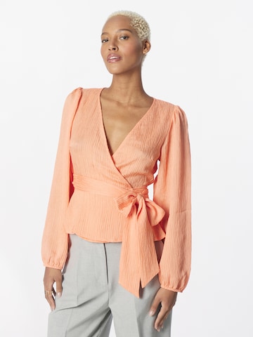 Gina Tricot Blouse 'Moa' in Orange: front