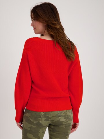 monari Sweater 'Perlfang' in Red