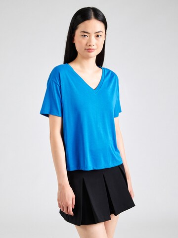 T-shirt 'OBJANNIE' OBJECT en bleu : devant