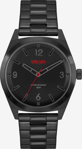 HUGO Red Analog watch in Black