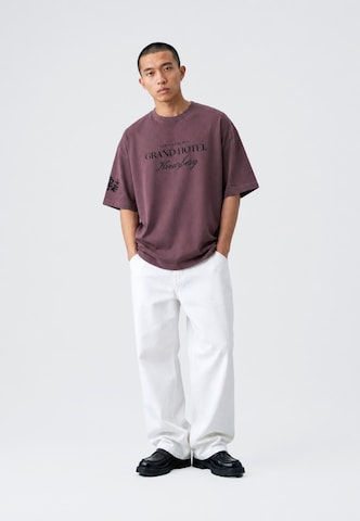 Vertere Berlin Shirt 'GRAND HOTEL' in Lila: voorkant