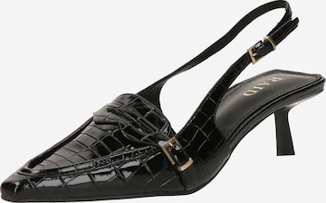 RaidCipele s potpeticom i otvorenom petom 'ELOWEN' - crna boja: prednji dio