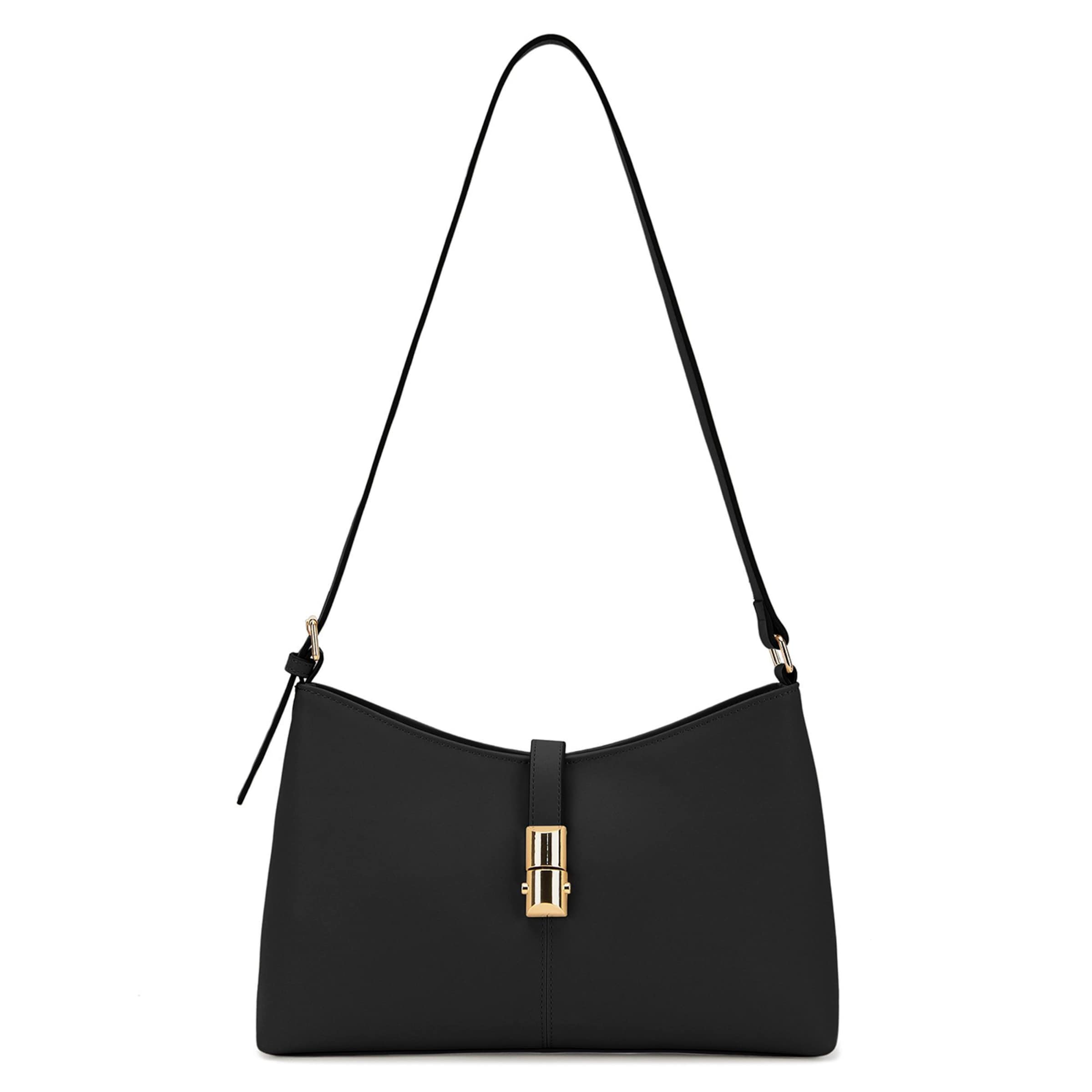 Sac à bandoulière 'Lilla Ro' Seidenfelt en noir : devant