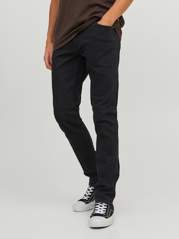 Regular Jean 'Glenn' JACK & JONES en noir : devant