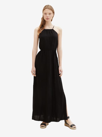 TOM TAILOR DENIM Summer Dress in Black: front