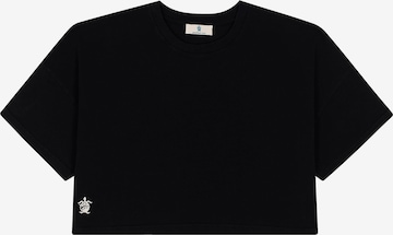 Pacifique Sud T-shirt 'Bloom' i svart: framsida