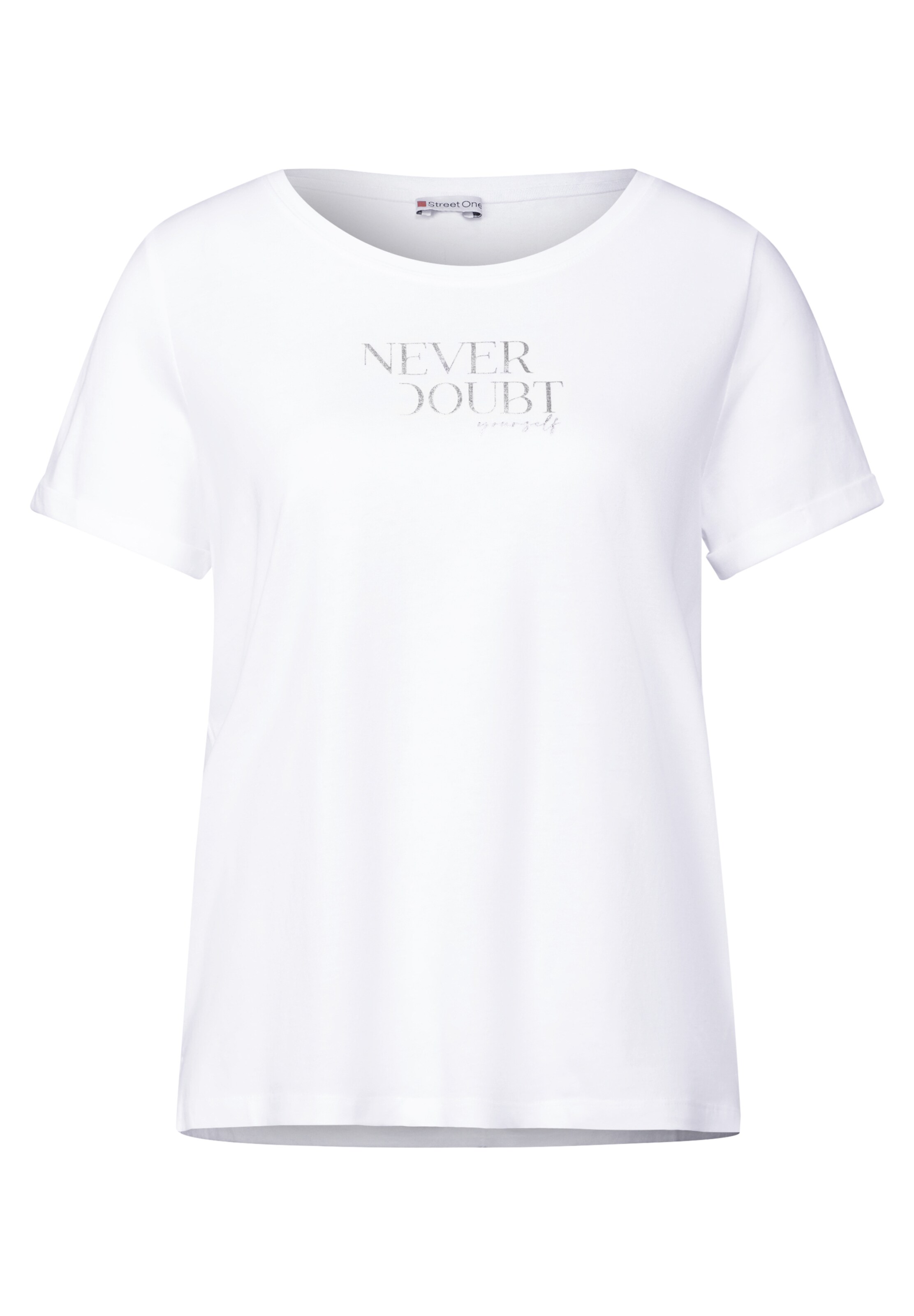 STREET ONE Shirt in Weiß: Vorderseite