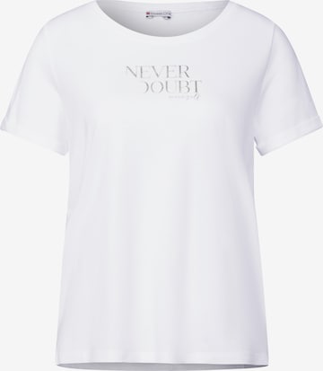STREET ONE Shirt in Weiß: Vorderseite