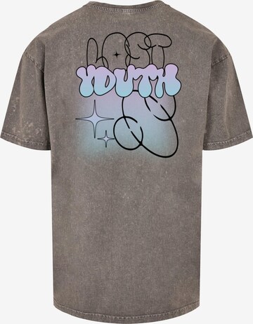 Lost Youth Shirt 'Dreamy Universe' in Grey
