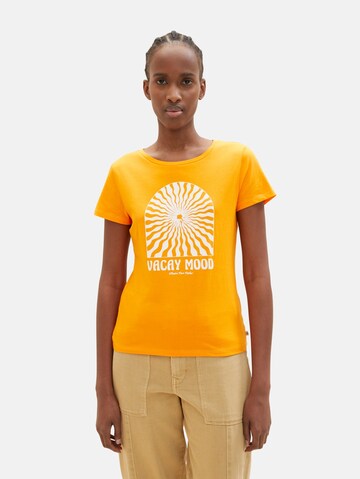 TOM TAILOR DENIM Shirts i orange: forside