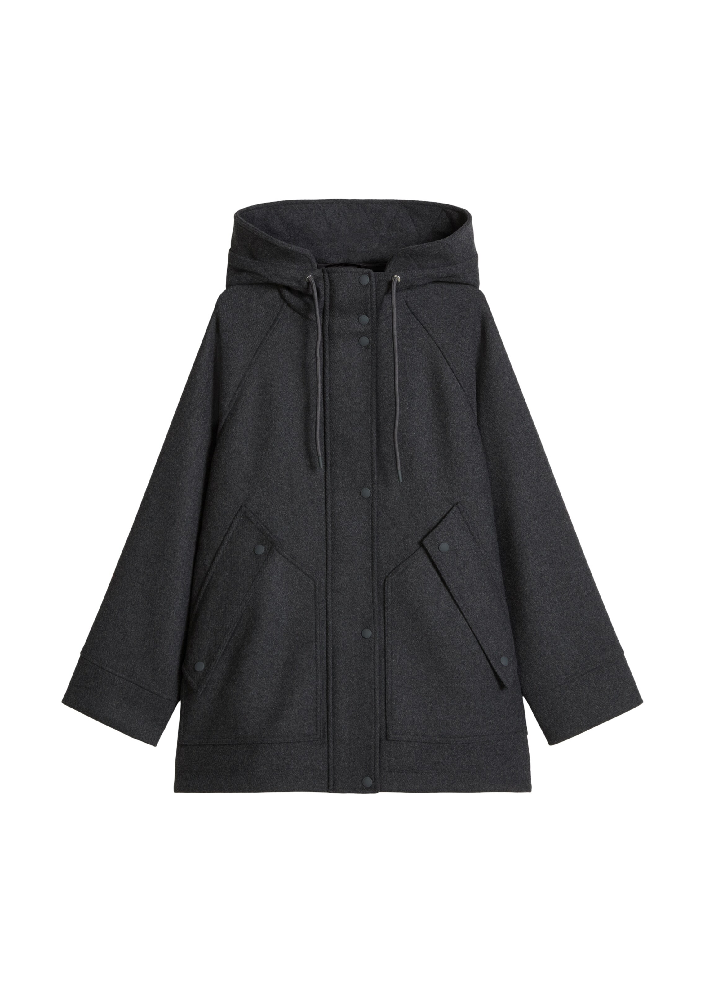 Marc O'Polo DENIM Tussenparka in Grijs: voorkant